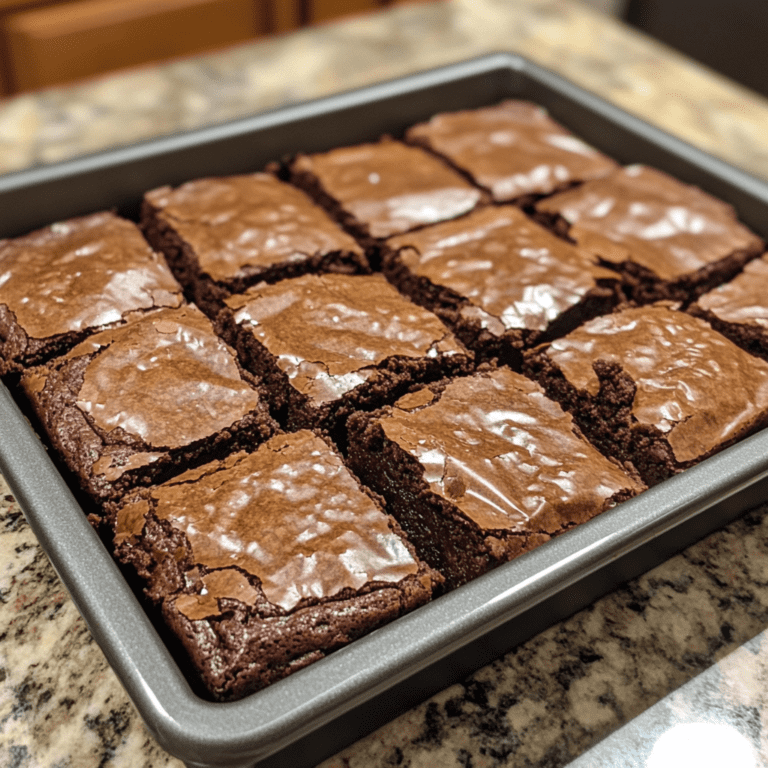 Classic Moist Chocolate Brownies