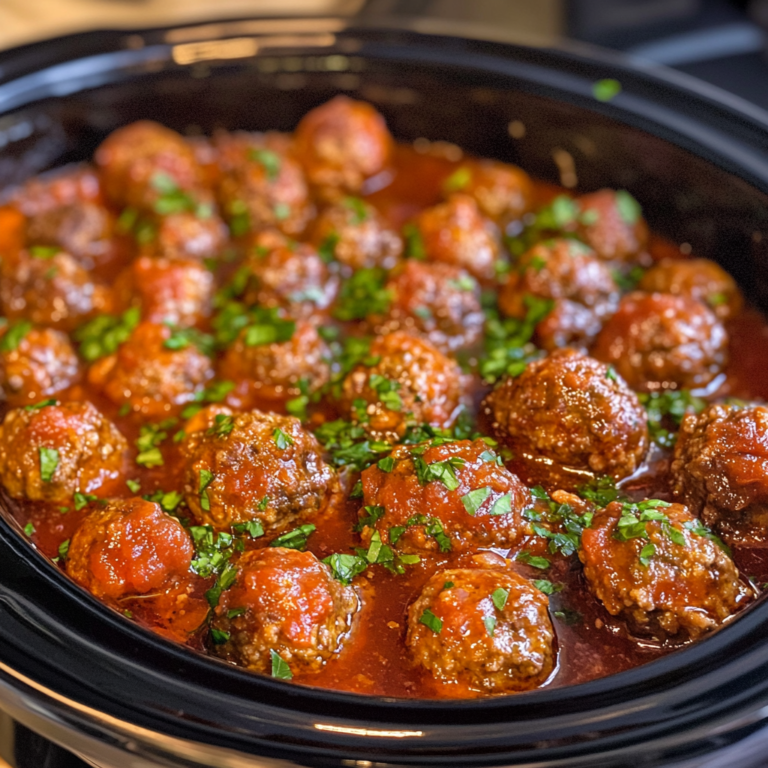 Easy and Quick Italian Meatballs Crockpot Recipe