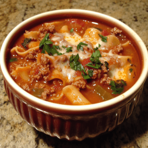 Easy and Quick Lasagna Soup Crockpot Recipe