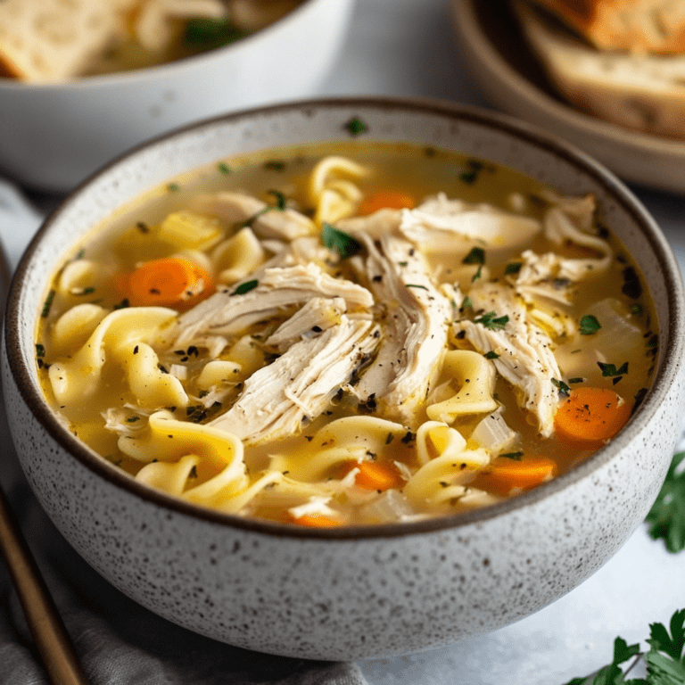 Easy and Quick Chicken Noodle Soup