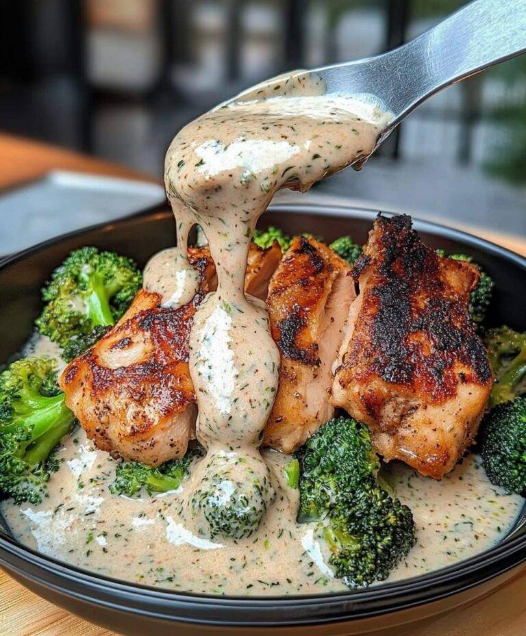 Baked Chicken + Broccoli & Dill Sauce: A Perfectly Balanced Meal