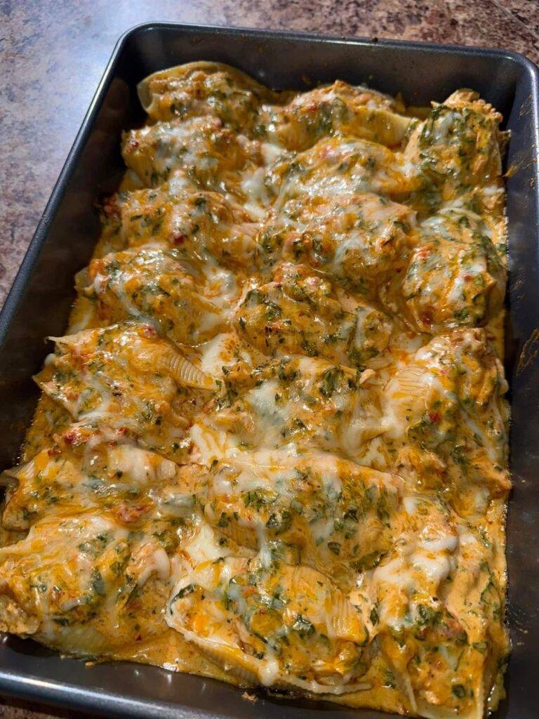 Beef Stuffed Pasta Shells Recipe