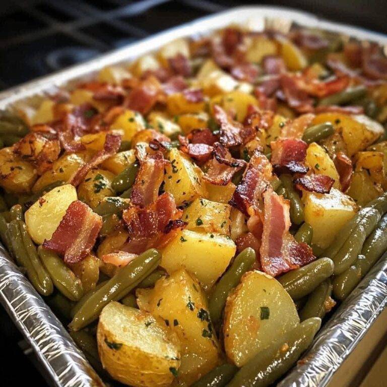 Green Beans, Potatoes, & Bacon Side Dish