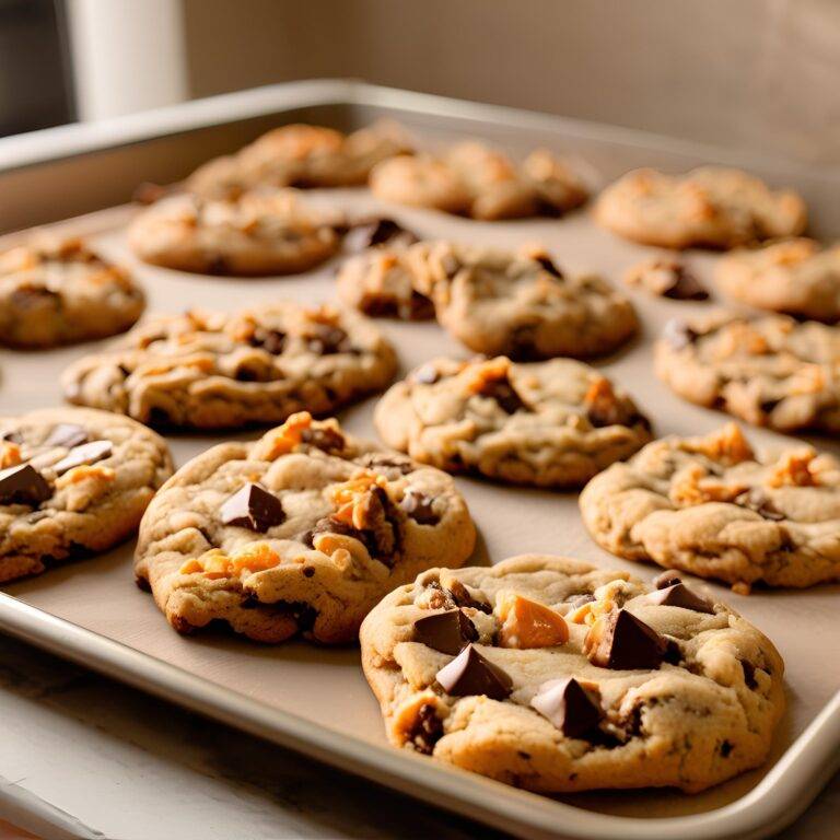 Best Moist Chocolate Chip & Butterfinger Cookies