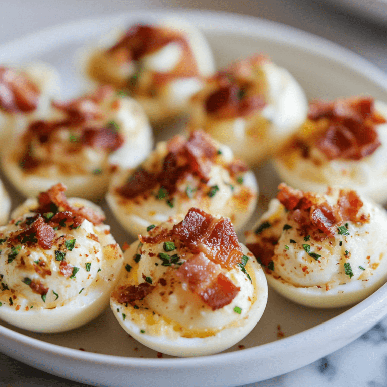 Loaded Deviled Eggs Recipe