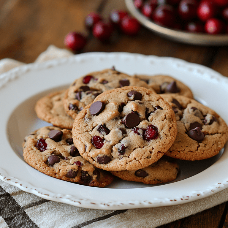 Best Chocolate Chip & Cranberry Cookies Recipe