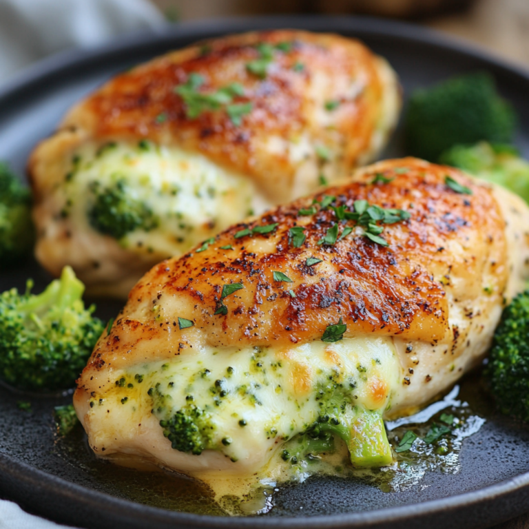 Best Cheese Broccoli Stuffed Chicken