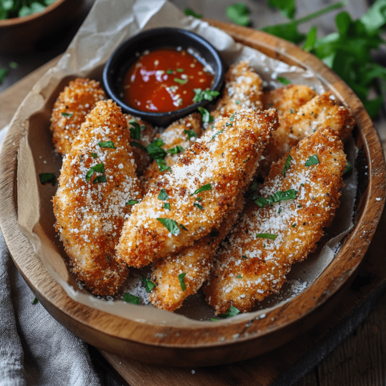 Best Fried Chicken Tenders Parmesan Recipe