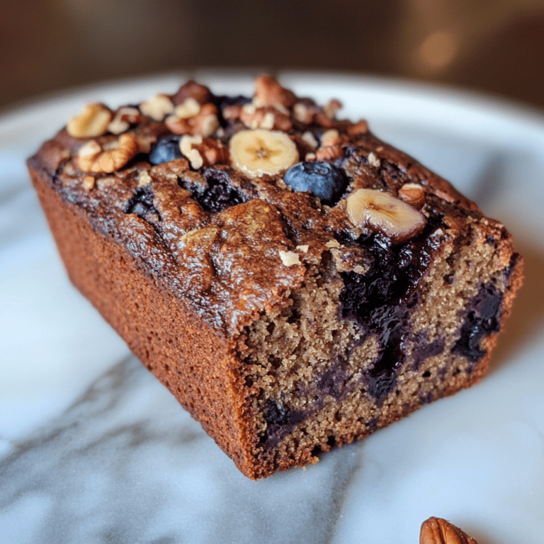 Easy Blueberry Banana Nut Bread