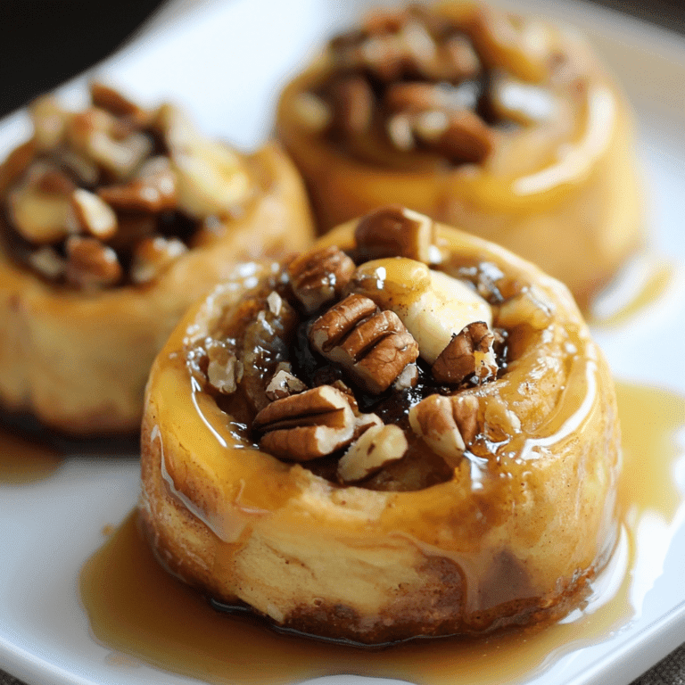 Banana Pecan Icing Cinnamon Rolls Recipe