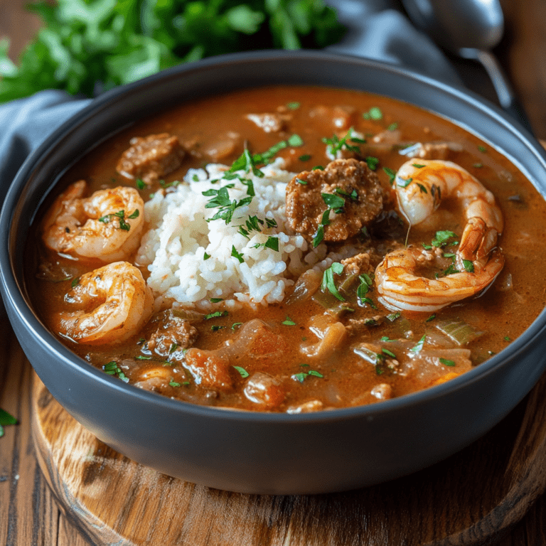 Seafood Gumbo with Sausage Recipe