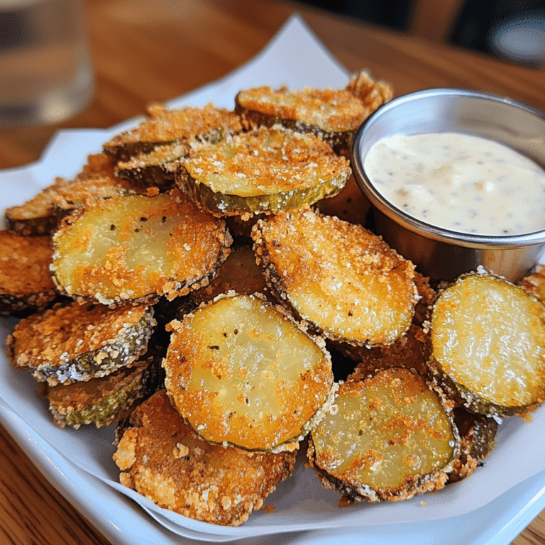Crispy Fried Pickles Recipe