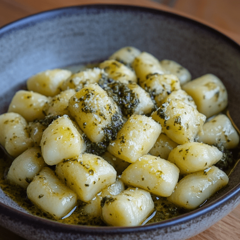 Pesto Gnocchi Recipe