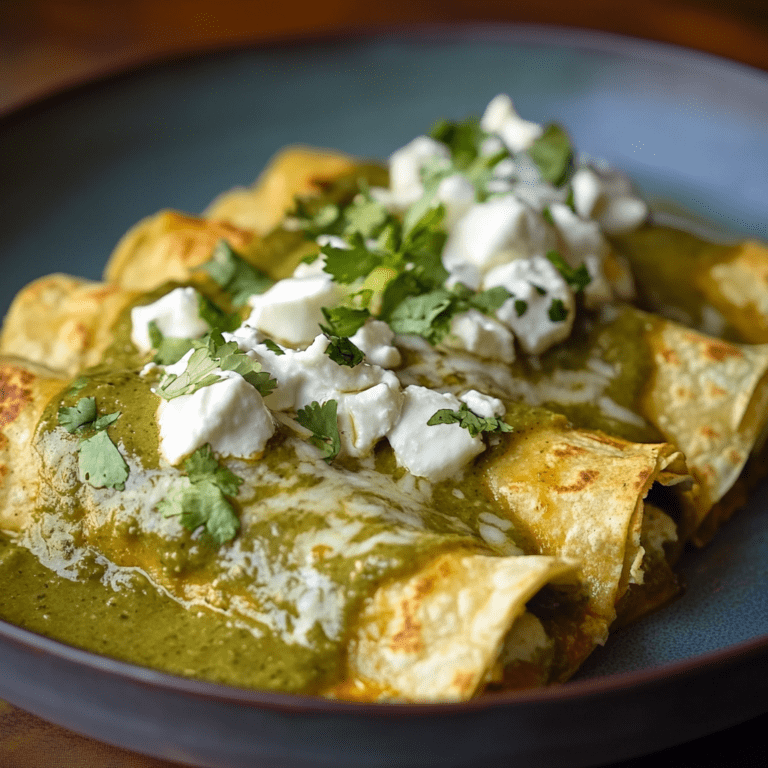 Salsa Verde Enchiladas Recipe