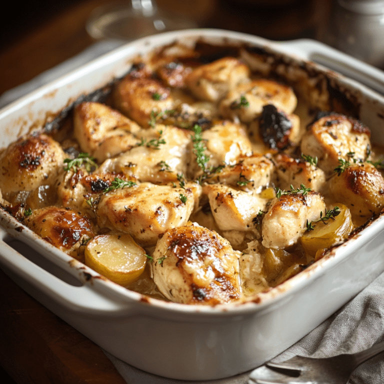 Creamy Chicken and Potato Bake Recipe