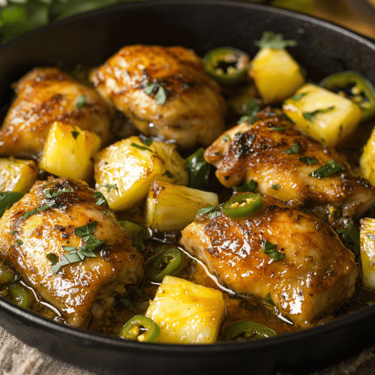 Easy & Best Pineapple Jalapeño Chicken Recipe