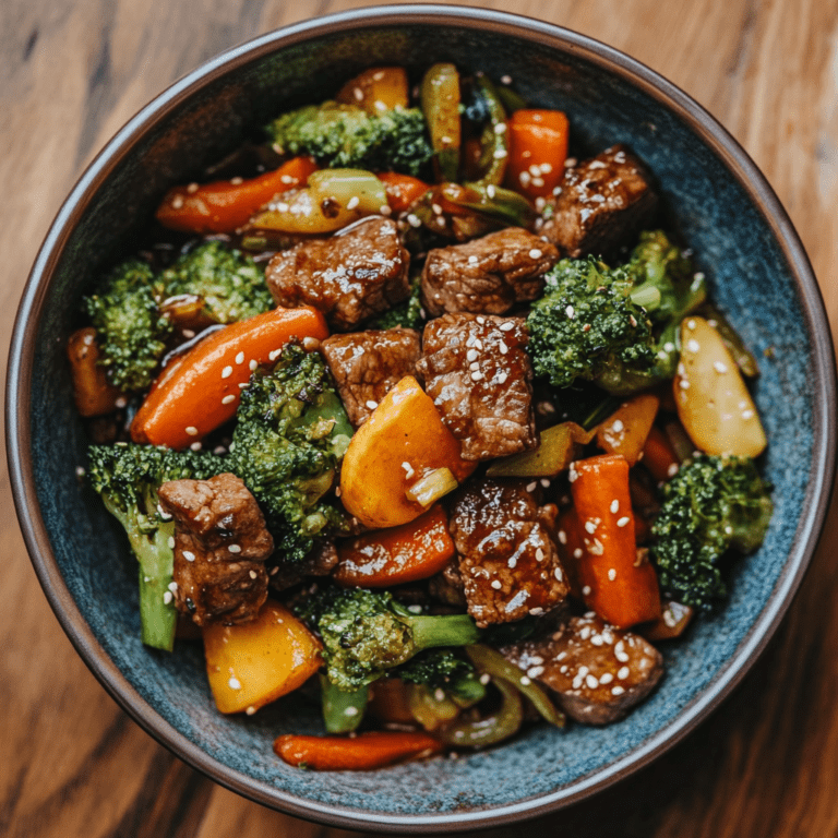 Beef and Broccoli with Veggies Stir-Fry