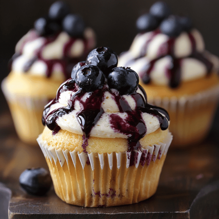 Blueberry Cheesecake Cupcakes Recipe