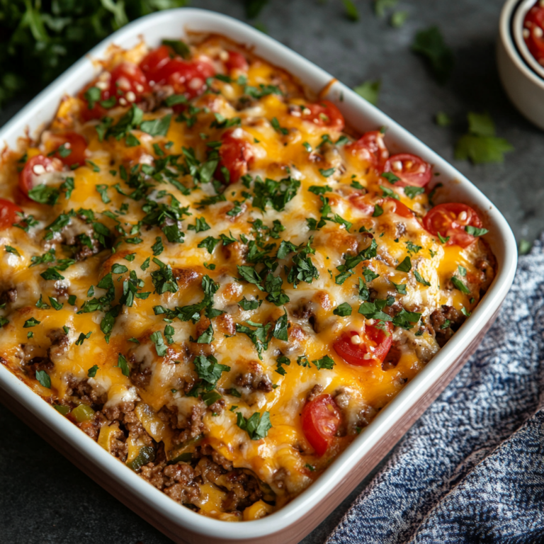 Cheeseburger Casserole Recipe