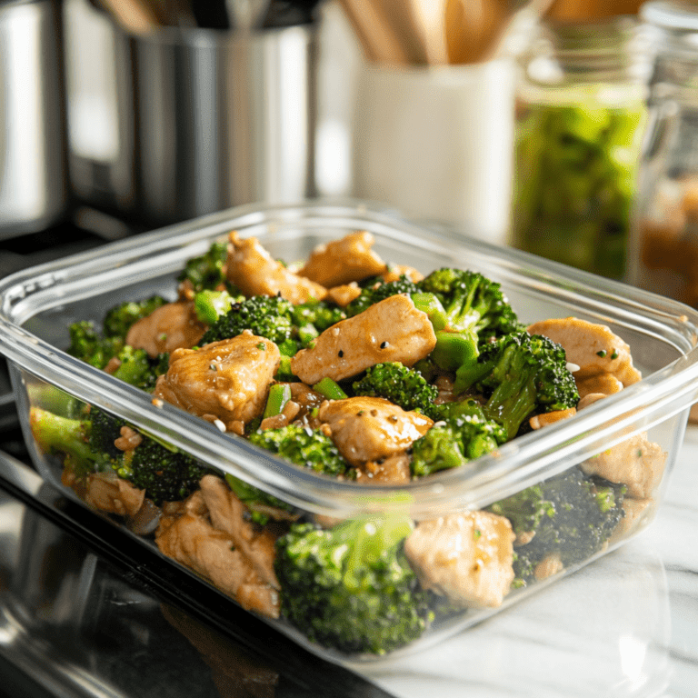 Chicken and Broccoli Stir-Fry Meal Prep ( Good For Weight Loss )