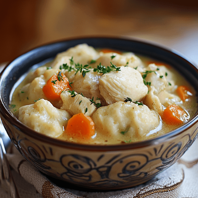 Chicken and Dumplings Recipe