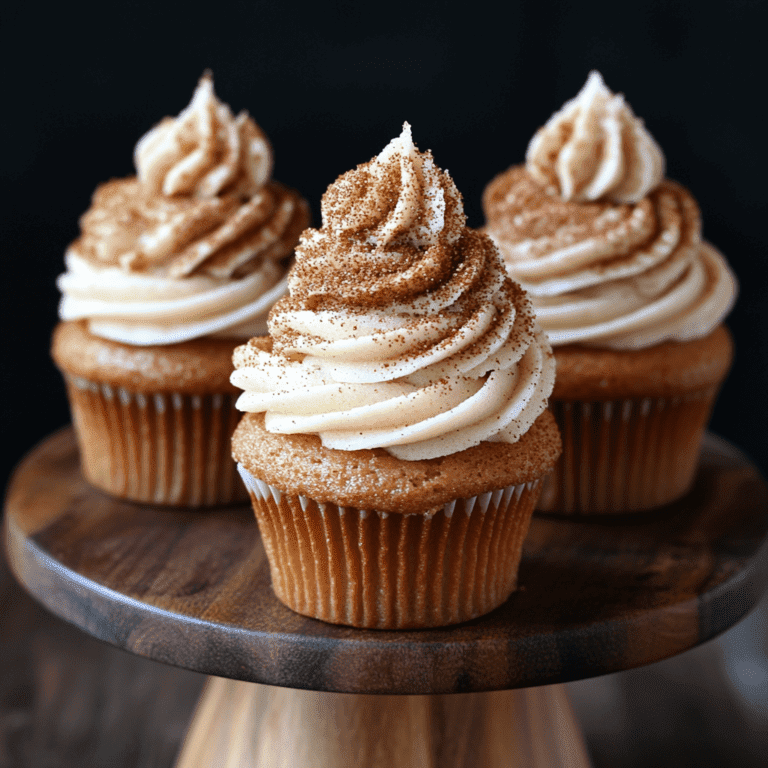 Churro Cupcakes with Cream Cheese Frosting Recipe