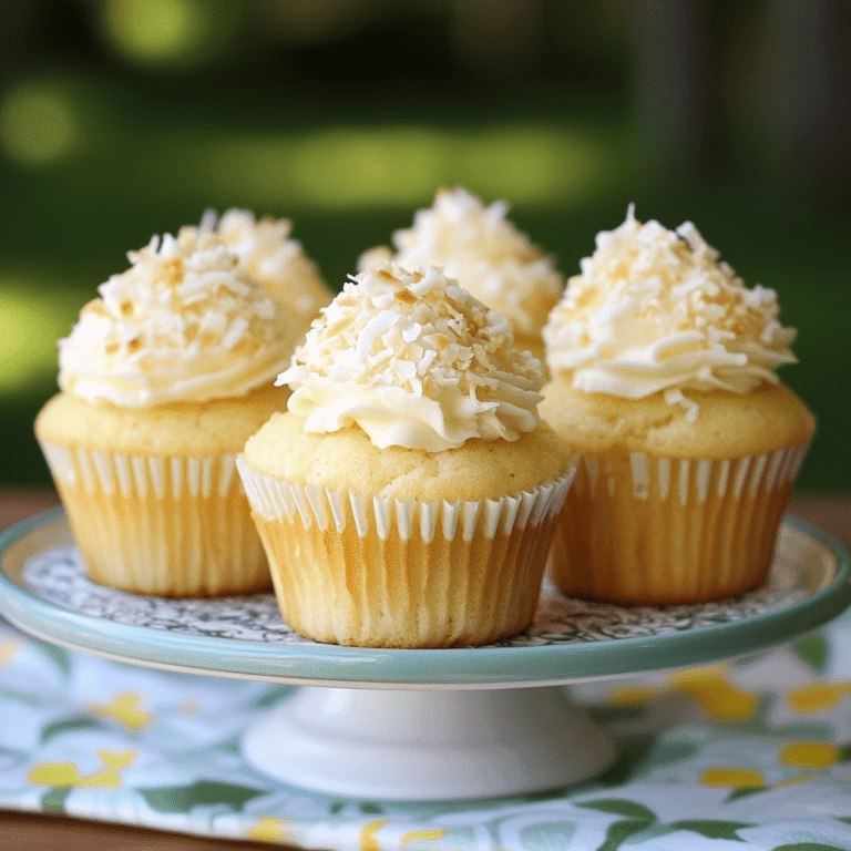 Coconut Cupcakes Recipe