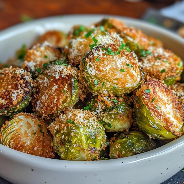 Parmesan-Crusted Brussels Sprouts Recipe