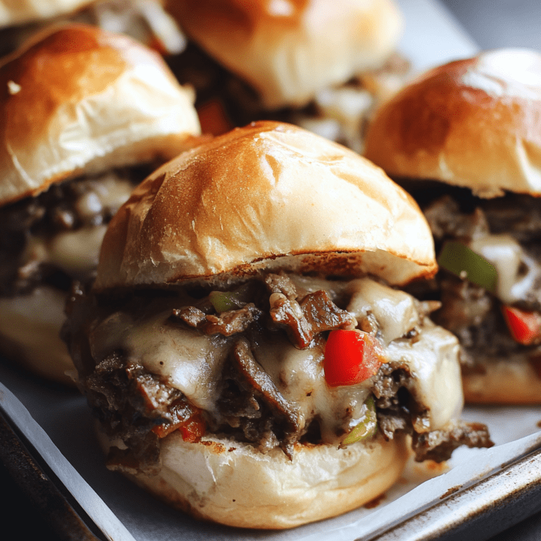 Best Philly Cheese Steak Sliders Recipe