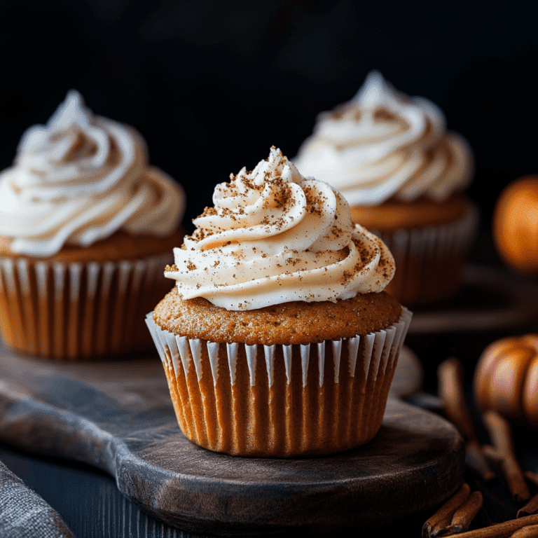 Pumpkin Spice Cupcakes Recipe