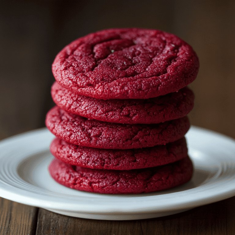 Easy Red Velvet Cookies