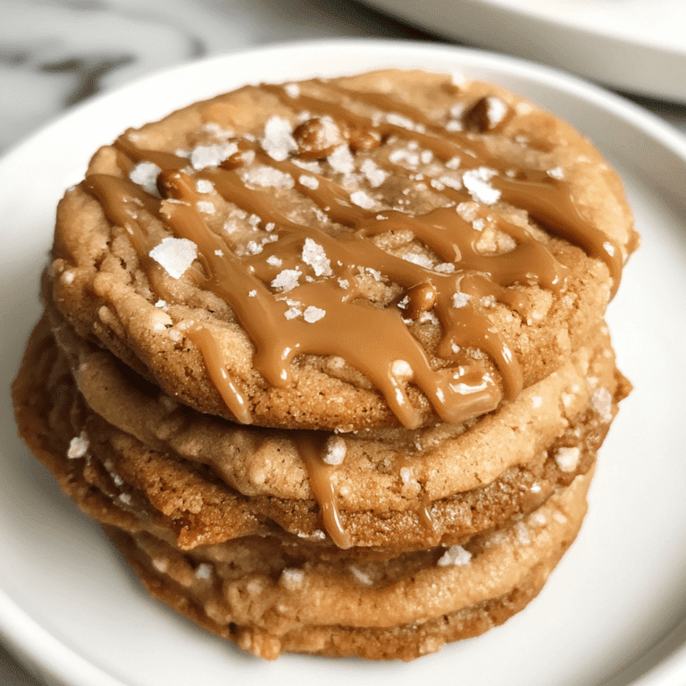 Easy Salted Caramel Cookies