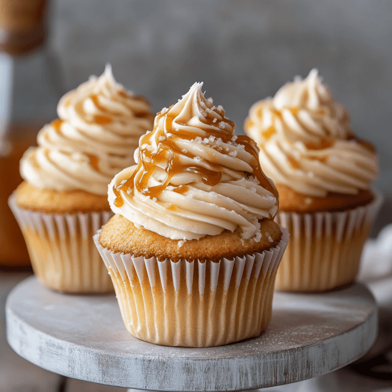 Salted Caramel Cupcakes Recipe