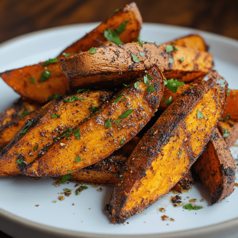 Baked Sweet Potato Wedges Recipe