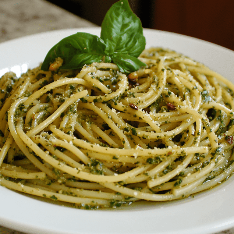 Easy Spring Herb Pesto Pasta
