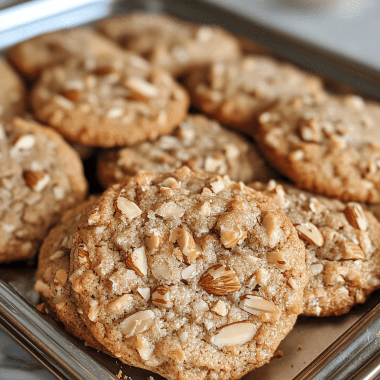 Toffee Almond Cookies