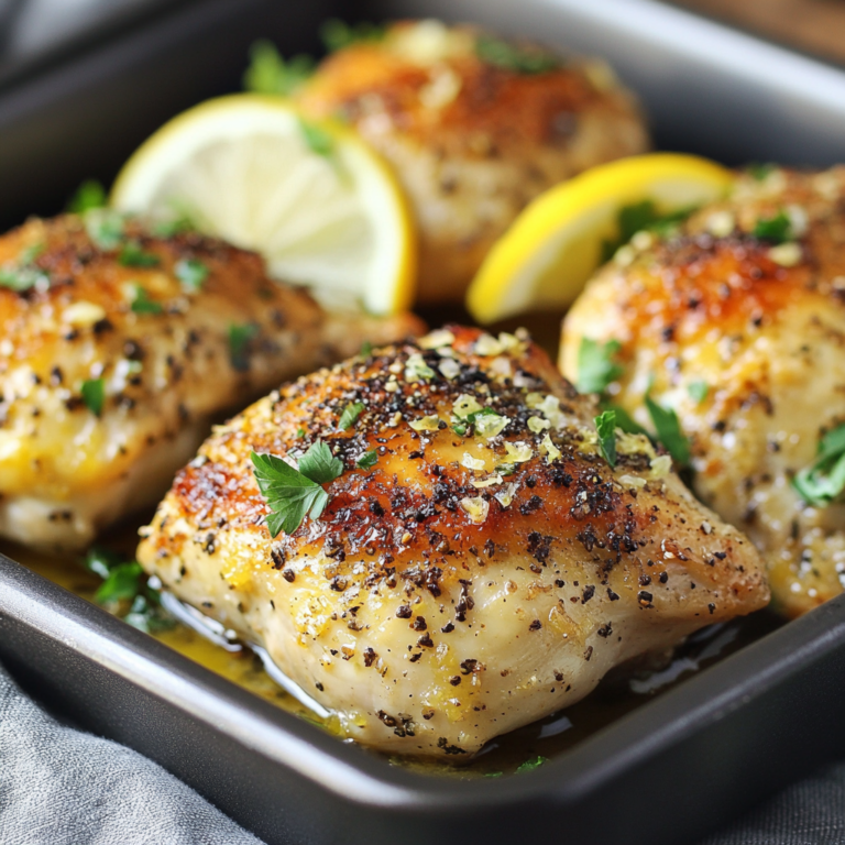 Baked Lemon Pepper Chicken Recipe