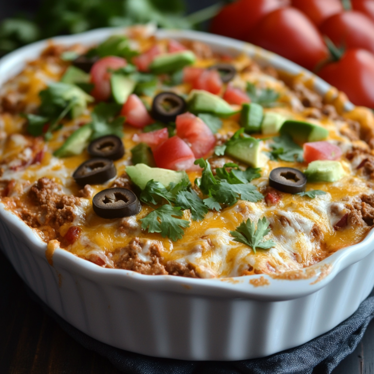 Baked Taco Dip Recipe