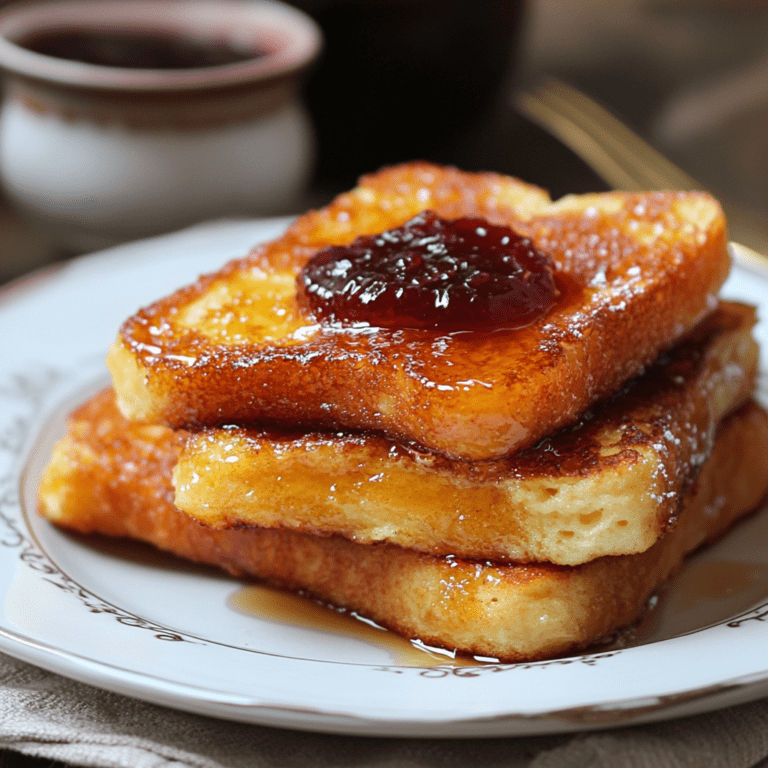 French Toast with Jam