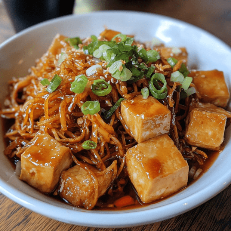 Tofu Chow Mein Recipe