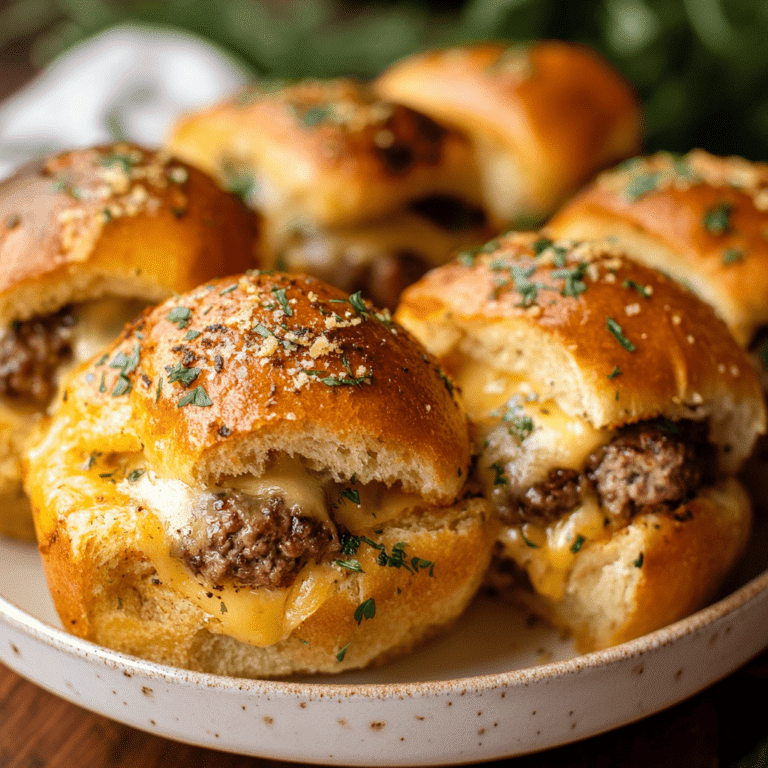 Garlic Bread Cheeseburger Recipe