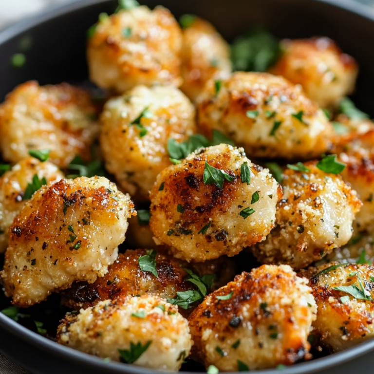 Fried Parmesan Chicken Bites Recipe