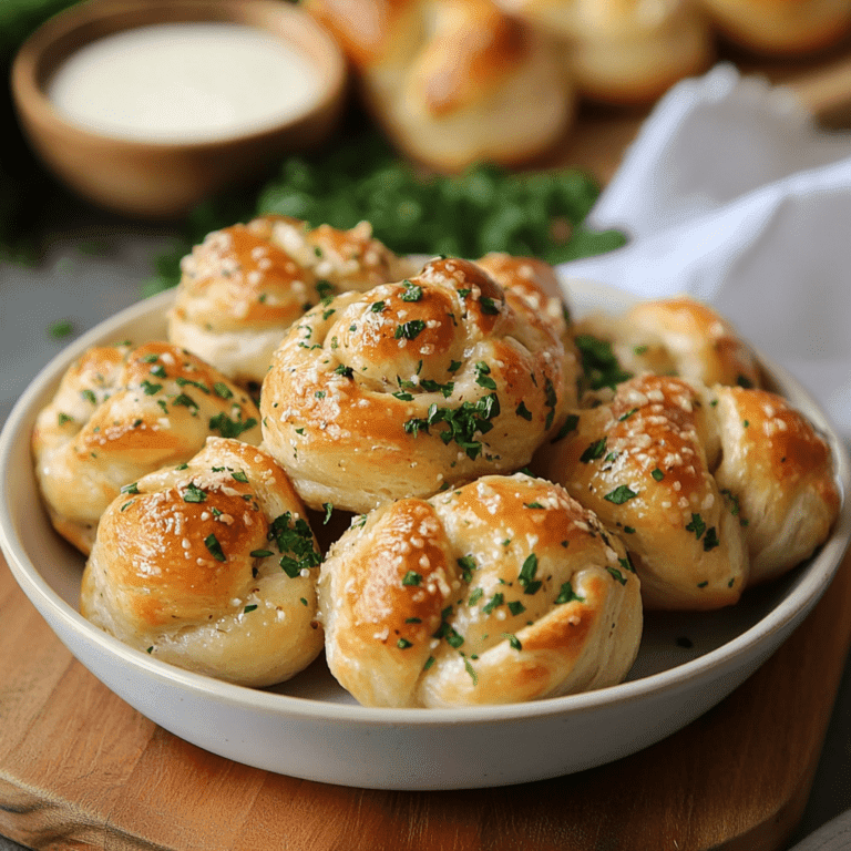 Easy and Fast Garlic Knots Recipe