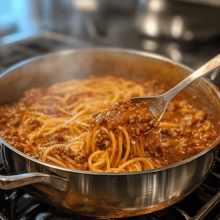 Spaghetti and Meat Sauce Recipe