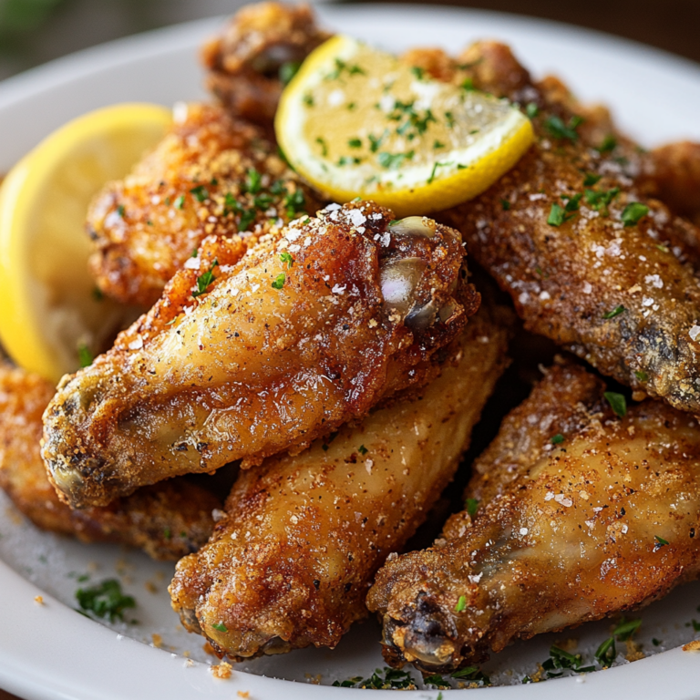 Fried Lemon Pepper Wings Recipe