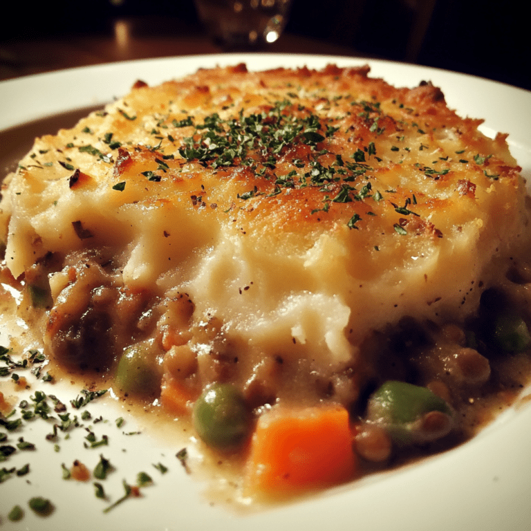 Lentil and Veggie Shepherd’s Pie Recipe