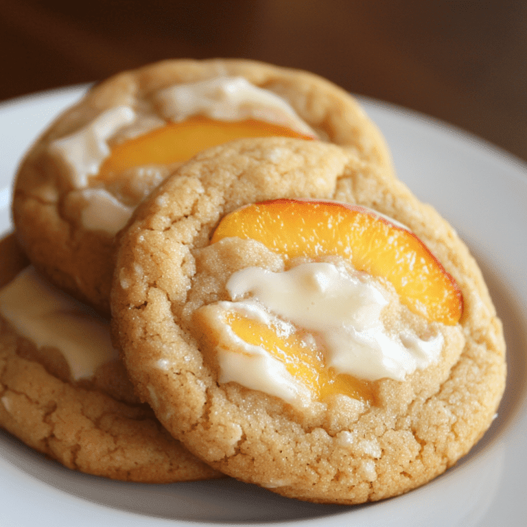 Peaches and Cream Cheese-Filled Cookies Recipe