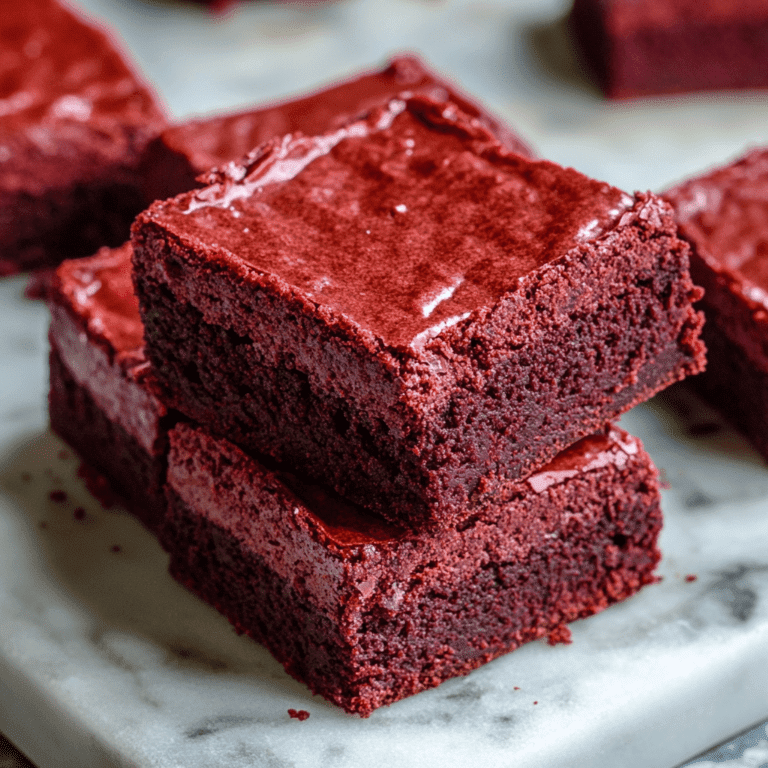 Easy Red Velvet Brownies Recipe