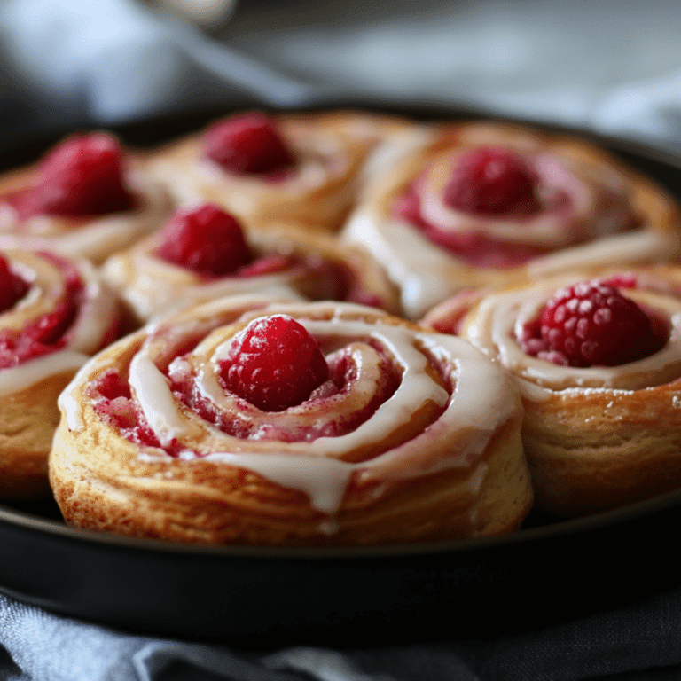 Easy Raspberry Cinnamon Rolls Recipe