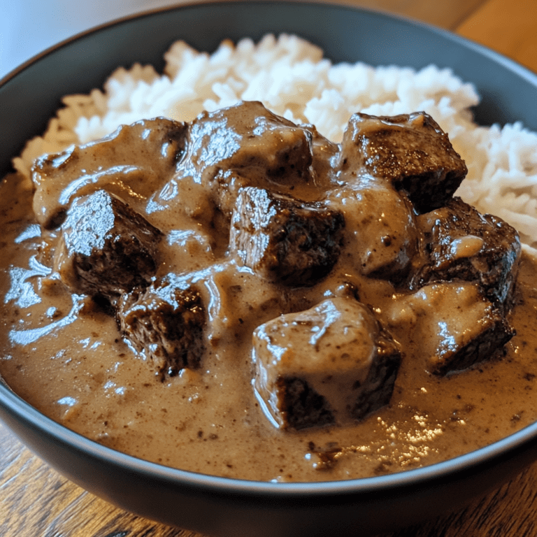 Easy Steak Cubes and Gravy Recipe